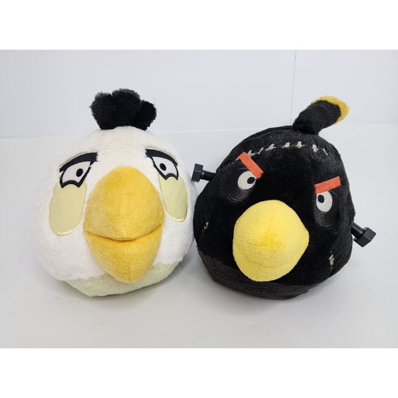 Angry Birds Commonwealth Plush Matilda & Frankenstein Black‎ Bomb - Picture 1 of 15